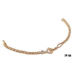 Bransoletka Xuping pozłacana 18k - MF36930